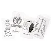 12x7 cm Paper Manual The Wandering Moon Tarot Deck Card Game 6