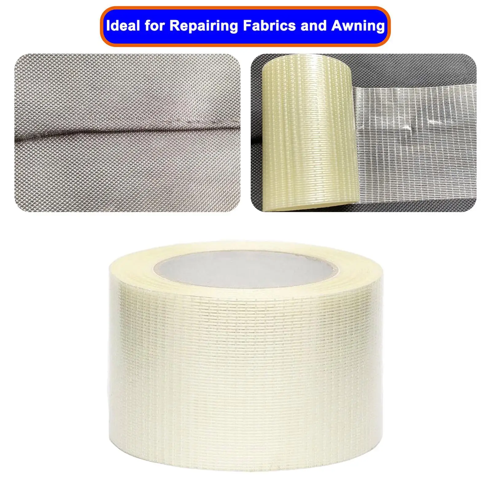 

Canvas Repair Tape Thicken for Repairing Holes Home Improvement Outdoor