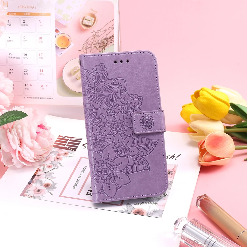 3D Blumen Magnetische Leder-Brieftaschenhülle für Samsung Galaxy A57 A37 A07 A06 A05S A15 A16 A17 A23 A24 A25 A26 A35 A55 Handyhülle – Detail 1