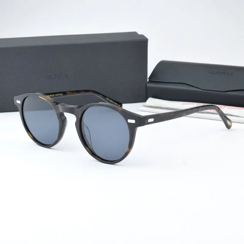 

vintage polarized Sunglasses for men round brand luxury designer sun glasses women free shipping Women's sunglass Female mens