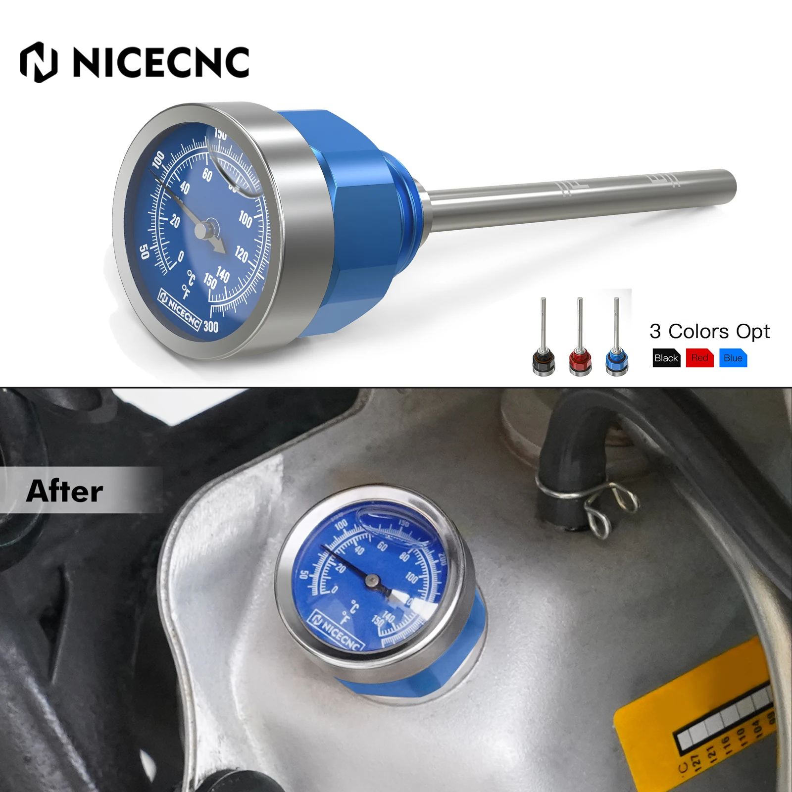 700 Raptor Oil Dipstick w Temperature Gauge For Yamaha Raptor 700 700R