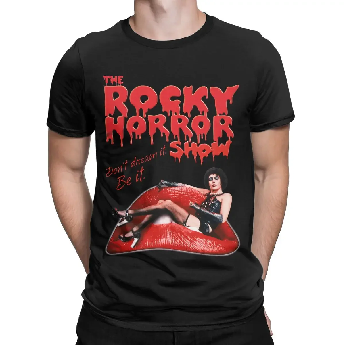 Rocky Horror Picture Graphic T-Shirt Musical Comedy Black Friday Halloween Party Cotton Abbigliamento Vintage Maniche Corte
