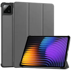 Tri-Folding Flip Stand Case with Auto Sleep Cover for Mi Pad 7 11.2 inch (Gray)