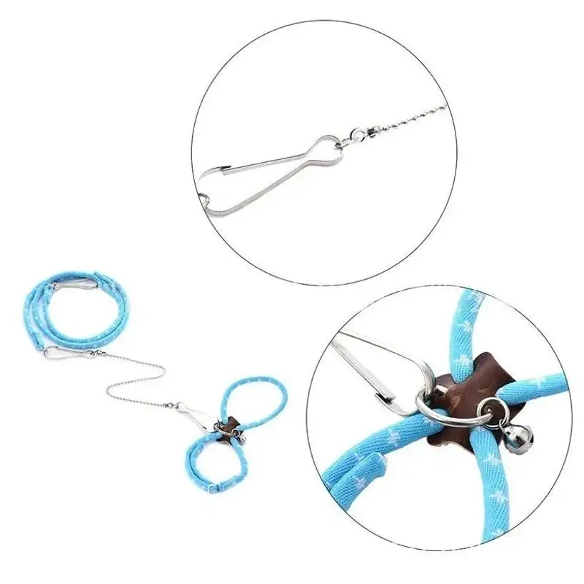 1 Pcs New Hamster Traction Rope Anti Bite Mouse Rope Outdoor Exercise Walking Mouse Rope Small Pets Daily Necessities