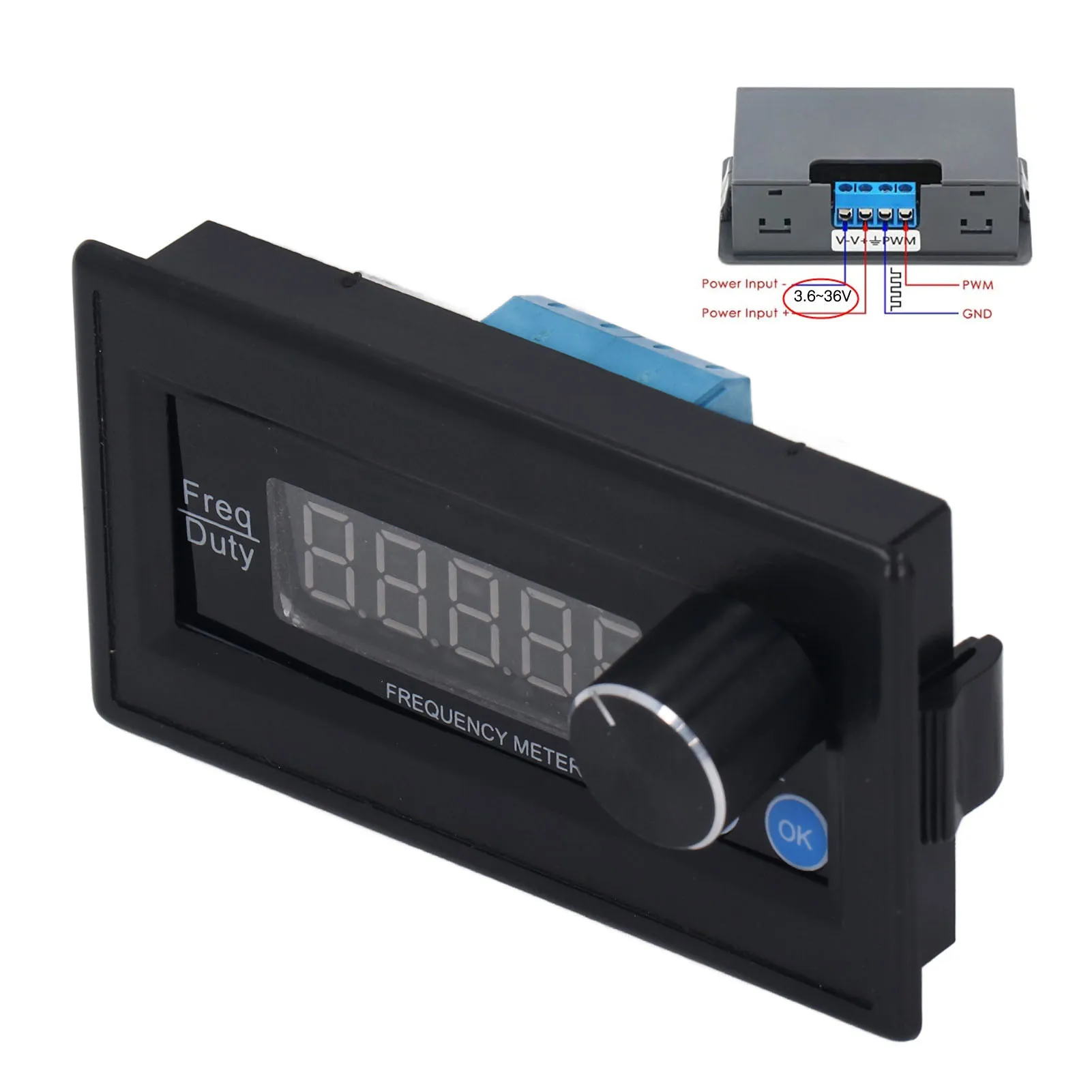 Frequency Generator 1Hz~150KHz Adjustable PWM Square Pulse Digital Display Adjustable for Control