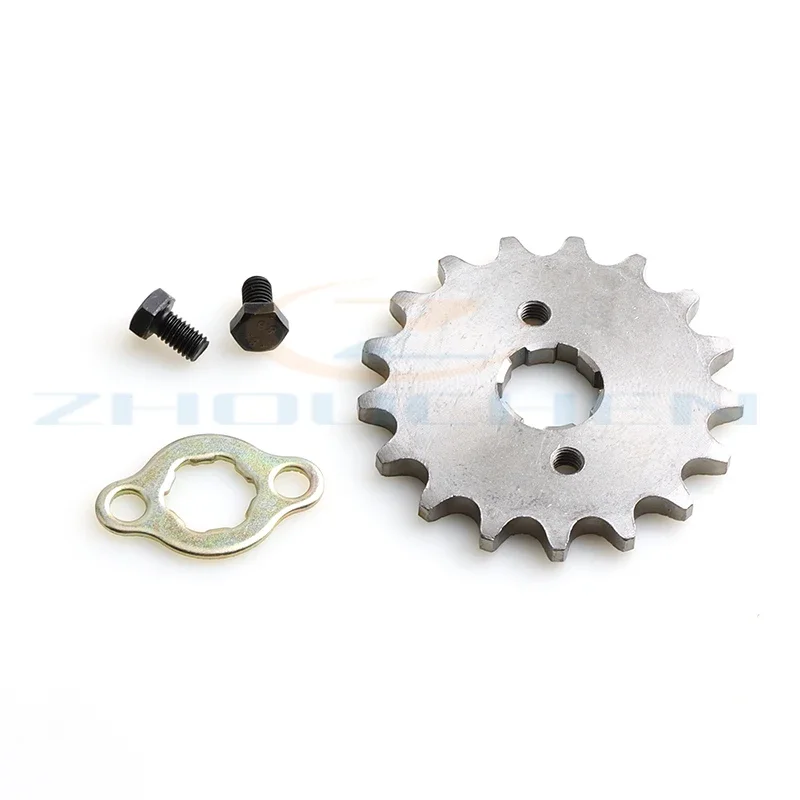 

Motorcycle 428# 20mm 17MM 17T Front Engine Sprocket For KAYO BSE SSR SDG Dirt Pit Bike ATV Quad Go Kart Moped Buggy Scooter