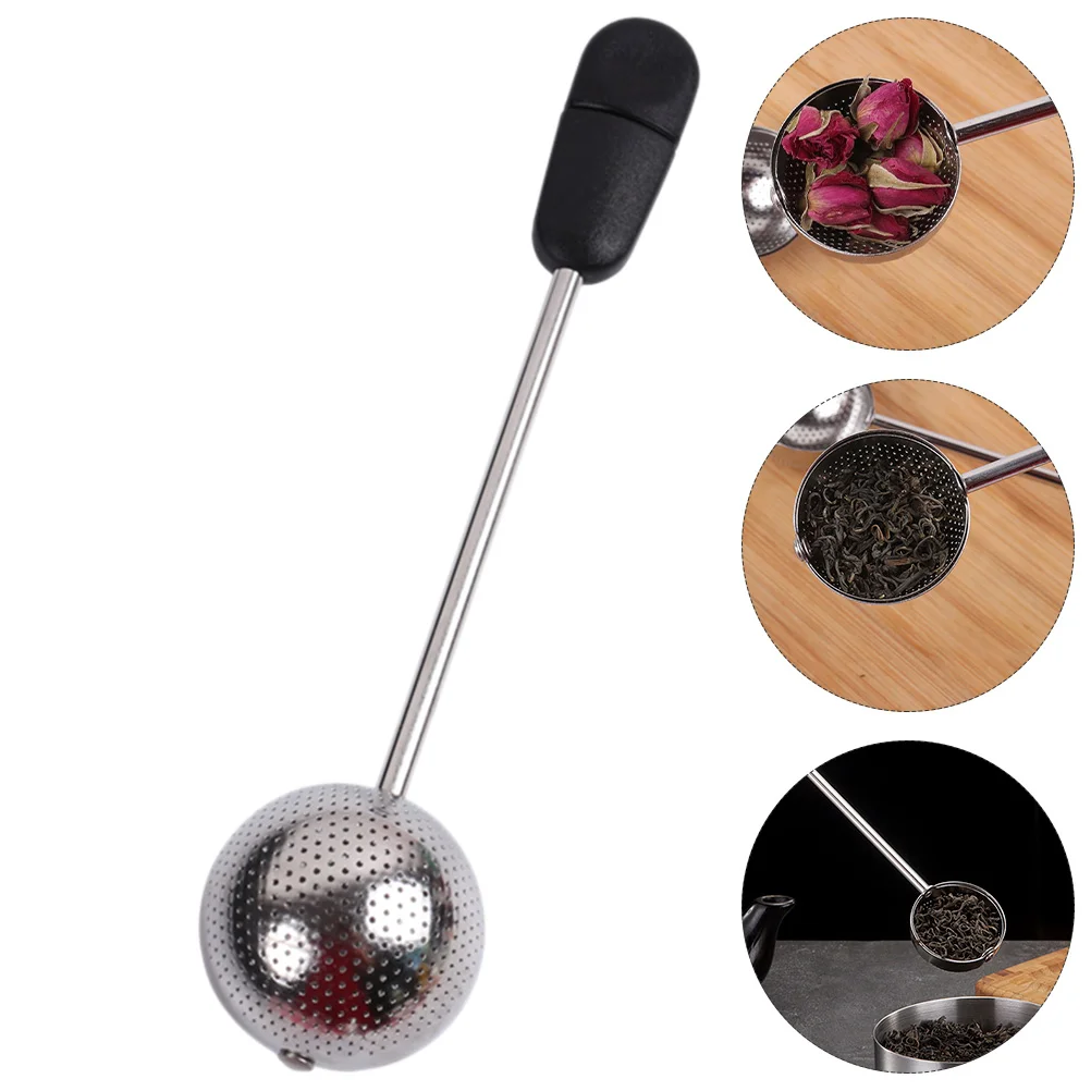 

Mesh Strainer Rotating Tea Stainless Steel Infuser Creative Hanging Filter for Accessories Percolator
