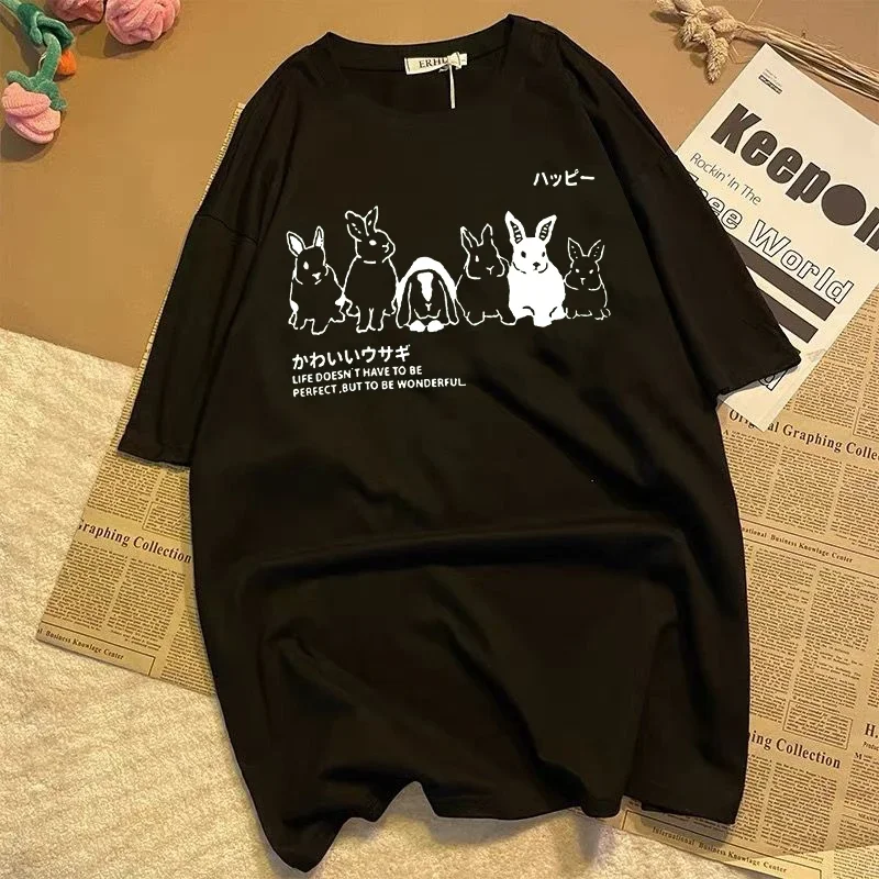 빈티지 여성 대형 반팔 셔츠 남자 여름 힙합 티셔츠 streetwear 레이디 의류 루즈 티 편지 인쇄 탑