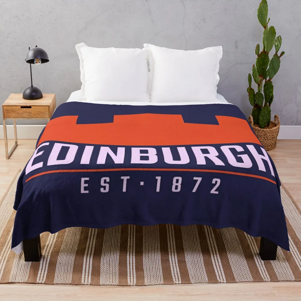 

Edinburgh Rugby Throw Blanket Decorative Beds christmas decoration heavy to sleep Quilt Blankets