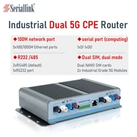 Industrial 5G Router CPE with Dual 5G Modems Dual Sim Cards POE GPS CAN-Option Enterprise Routers 3