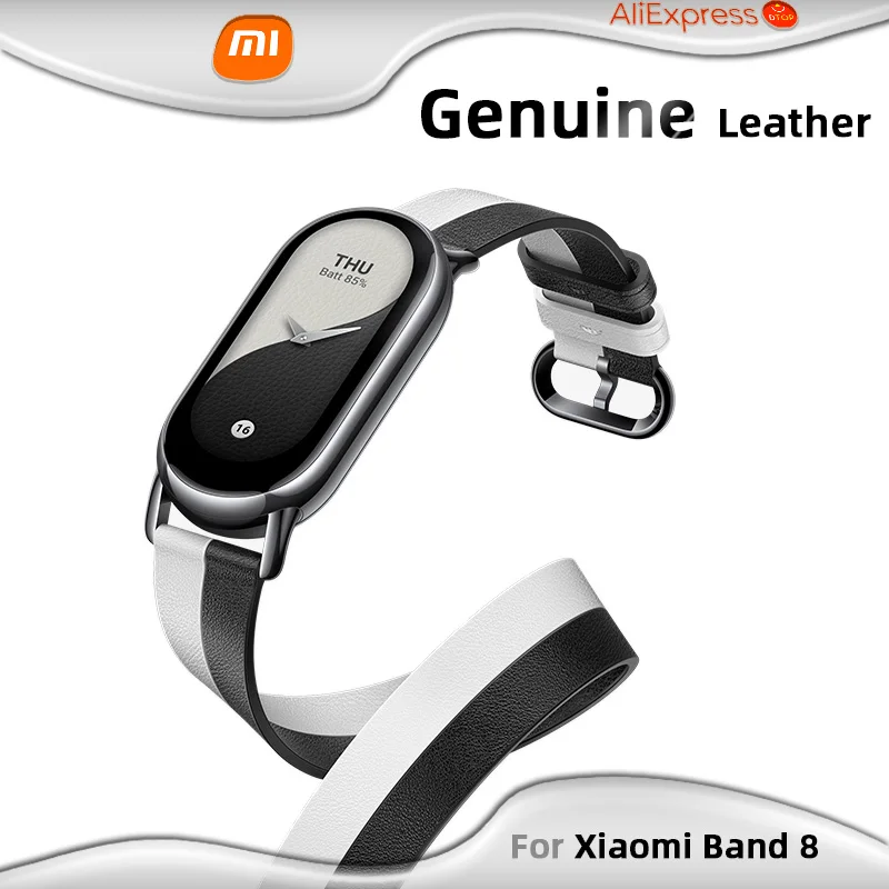 Bracelet De Rechange En Métal Pour Xiaomi Mi Band 8, Bracelet En Cuir,  Original - Smart Accessoires - AliExpress