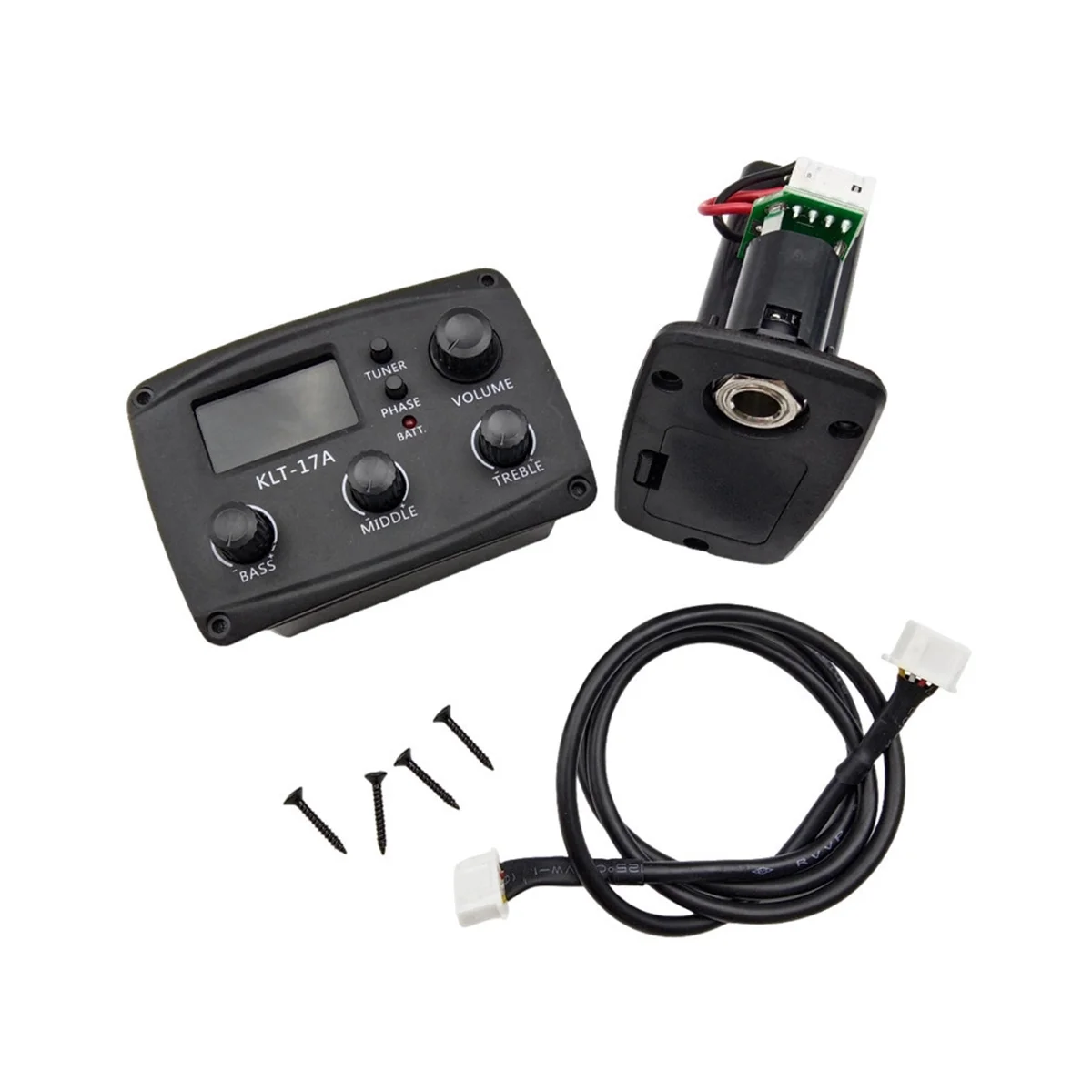 

KLT-17A Акустическая гитара EQ Preamp, с цифровым тюнером, 3-полосный эквалайзер с тюнером, звукоснимателем гитары