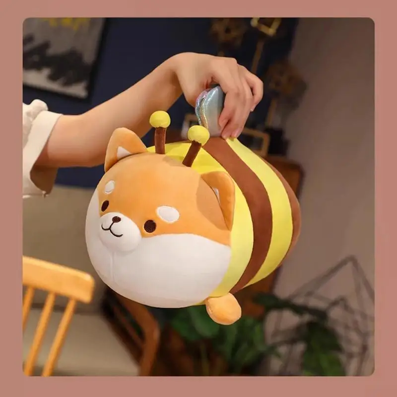 

Snuggly Playtime Companions Animal Simulation Toy Cute Bee Shiba Inu Animal Soft Plushies Soft Stuffed Plush Toy for kids