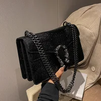 Sac carré classique à chaîne, style rétro, texture de luxe, sac Dionysus, sac bandoulière élégant pour le quotidien 1