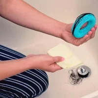 Circles Bathroom Silicone Sink Drain Hair Catcher Bath Stopper Capture Clean Plug Strainer Filter Shower Bathroom Accessories 1