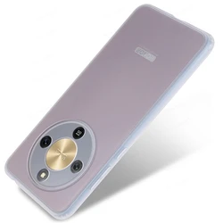 Premium TPU Soft Silicone Back Phone Case - Durable and Stylish Protective Cover - Honor X9D 5G (Transparent White)