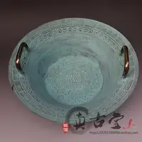 Pure Copper Basin Washbasin Splash Wash Basin Dragon Wash Basin Antique Bronze Ornaments Antique Collection Health Care 1
