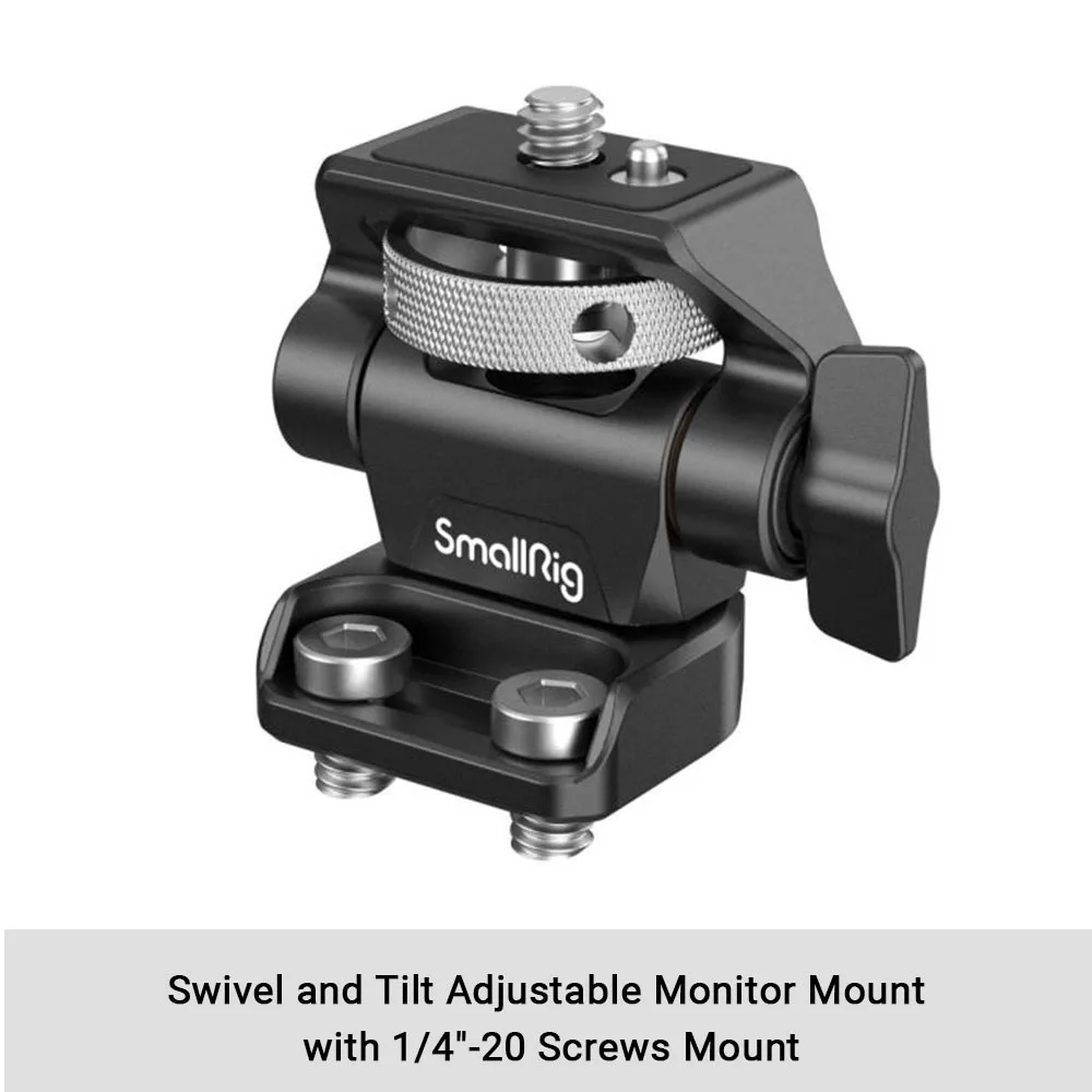 SmallRig Adjustable Camera Monitor Holder with Swivel and Tilt Features and ARRI-Style Mount