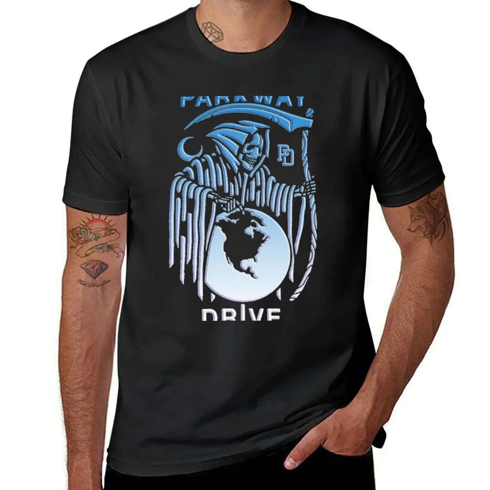 parkway drive band classic art T-Shirt anime animal prinfor boys mens workout shirts