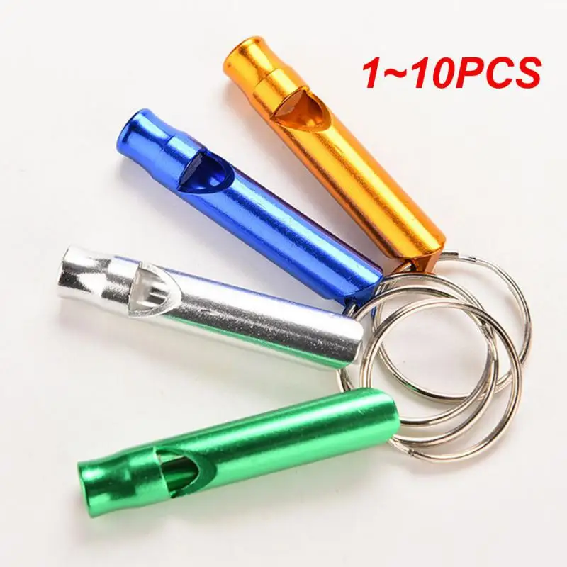 

1~10PCS Multifunction Whistle Portable Emergency Whistle Keychain Team Gifts Camping Hiking Outdoor Tools Whistle Pendant Key