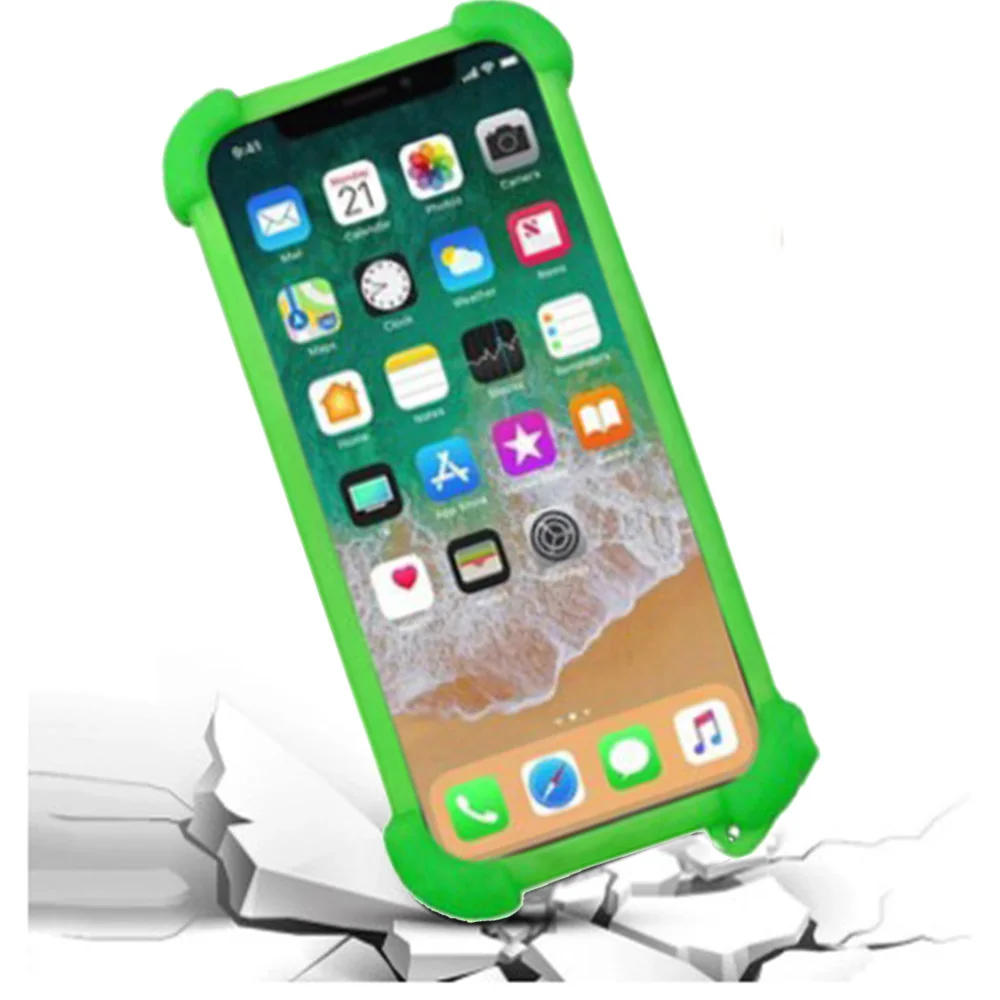 Custodia Paraurti Per Cellulare Per Nokia Lumia 230 1.3 5.3 216 150 540 550 S21 Samsung Universal Silicone Frame Size 4.5 ''A 6.8''