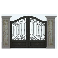 Hot Selling Iron Sheet Gate Design Cast Iron Gate Design Wrought Iron Gate 1