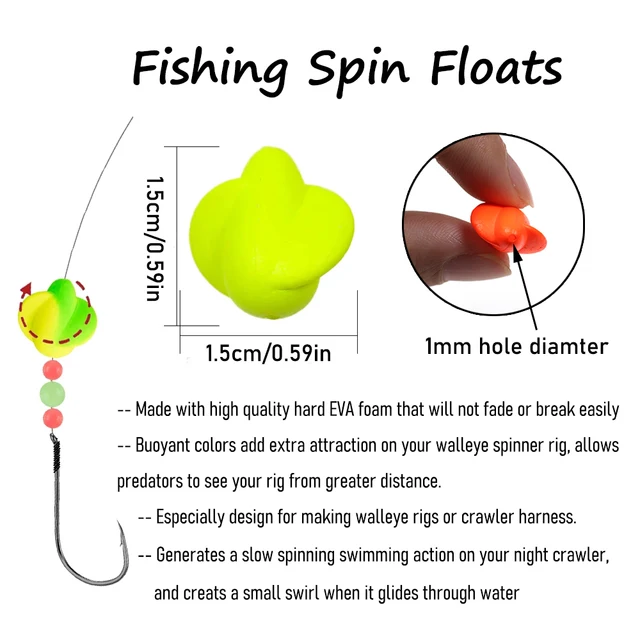 Bottom Bouncers For Walleye OROOTL Foam Floats Fishing Rig Floats