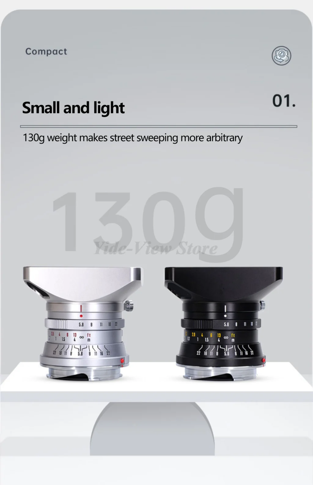Zhongyi 28mm F5.6 Lens Full Frame Large Aperture Manual Fixed 