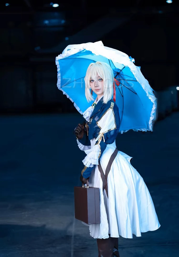 Anime Violet Evergarden Cosplay Kostüm für Frauen - Karneval/Halloween Outfit 9