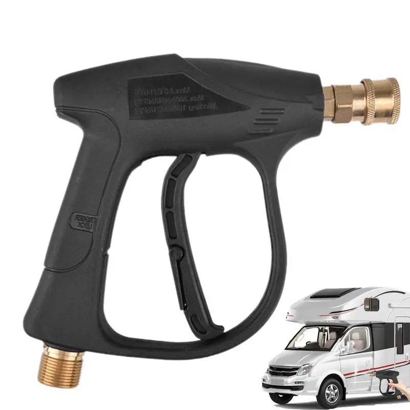 

Водяные Пистолеты высокого давления для автомойки с алюминиевым сердечником, быстрая установка, FiveColor, Форсунка в форме веера, соединительная форсунка, инструмент для мойки автомобиля