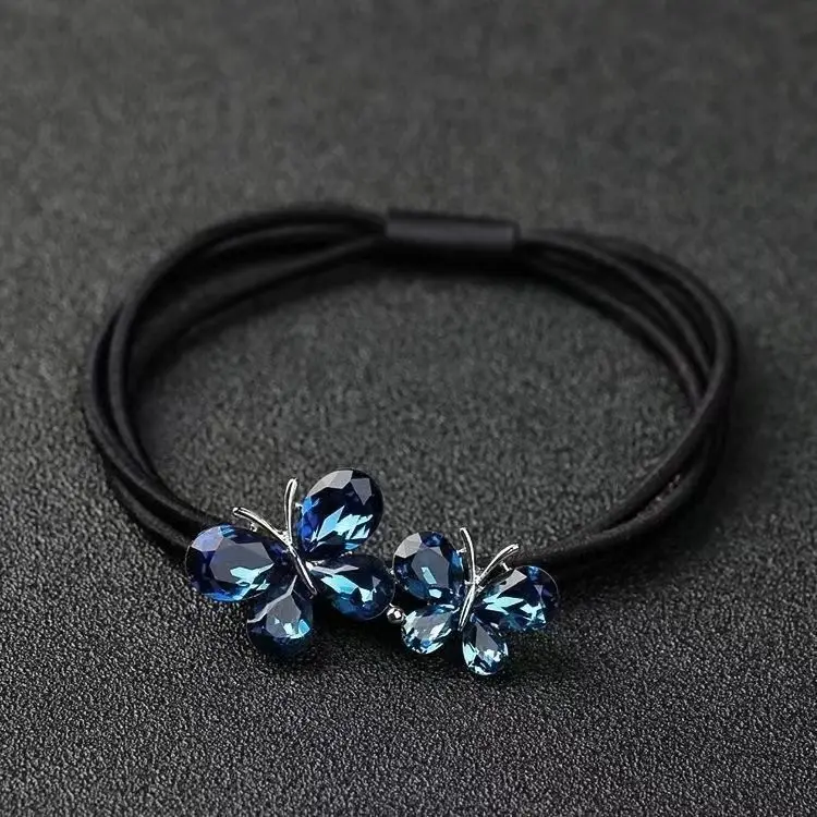 Niedliche, minimalistische, elastische Retro-Haarbänder für Mädchen, 1-teiliger Damen-Haarschmuck – Detail 1