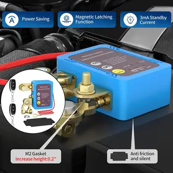 원격 배터리 차단 스위치, 자동 전원 차단 스위치, 자동 W5I2 용 리모컨 스위치, 12V 240A 킬 스위치