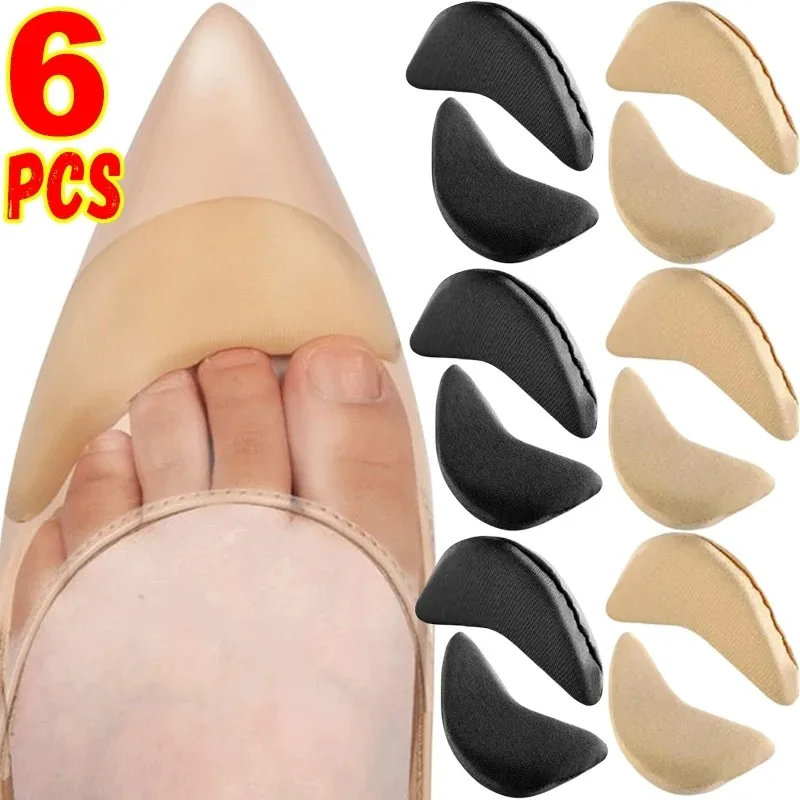 

Sponge Forefoot Insert Pads Women Pain Relief High Heel Insoles Reduce Shoes Size Filler Protector Adjustment Shoe Accessories