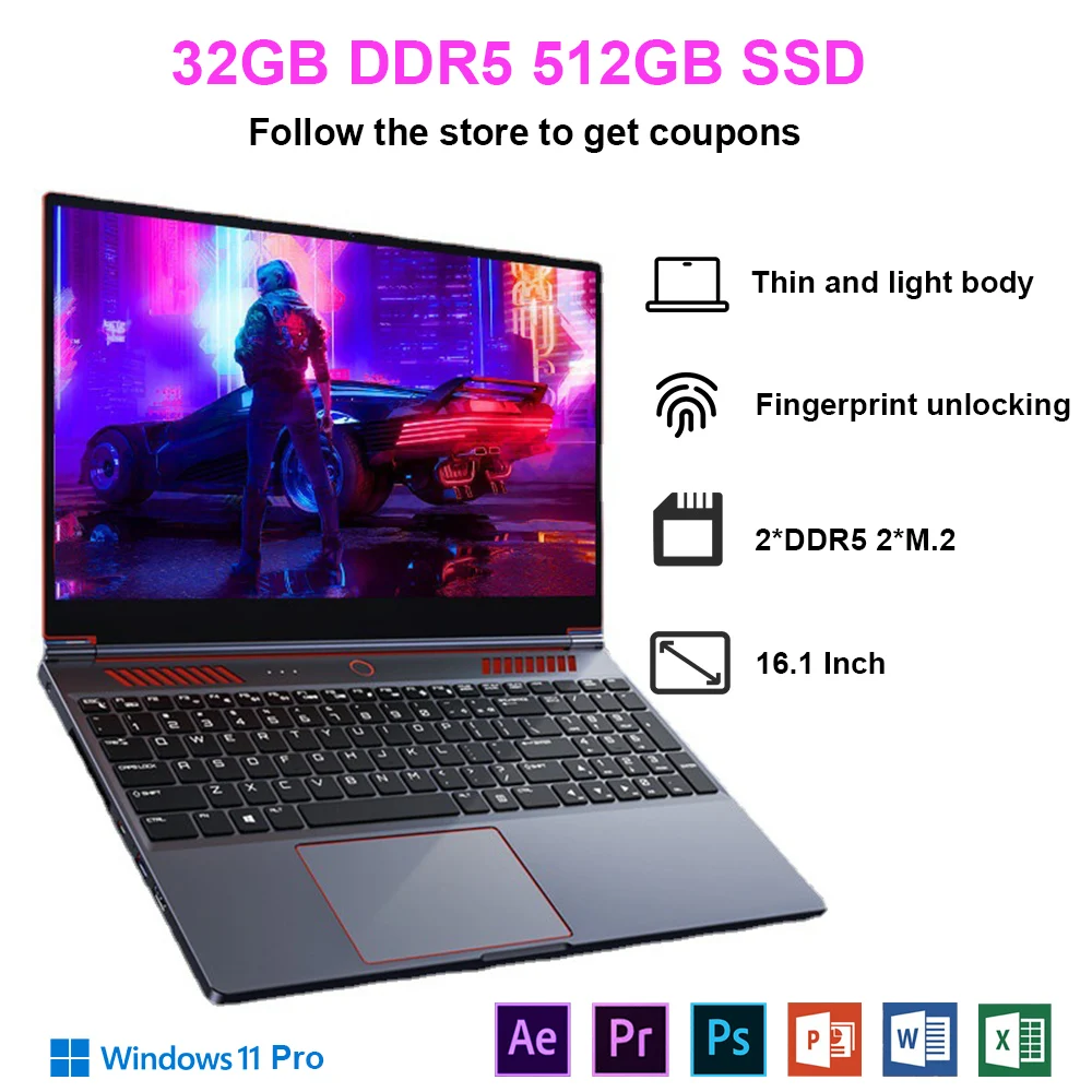 32GB DDR5 512GB SSD
