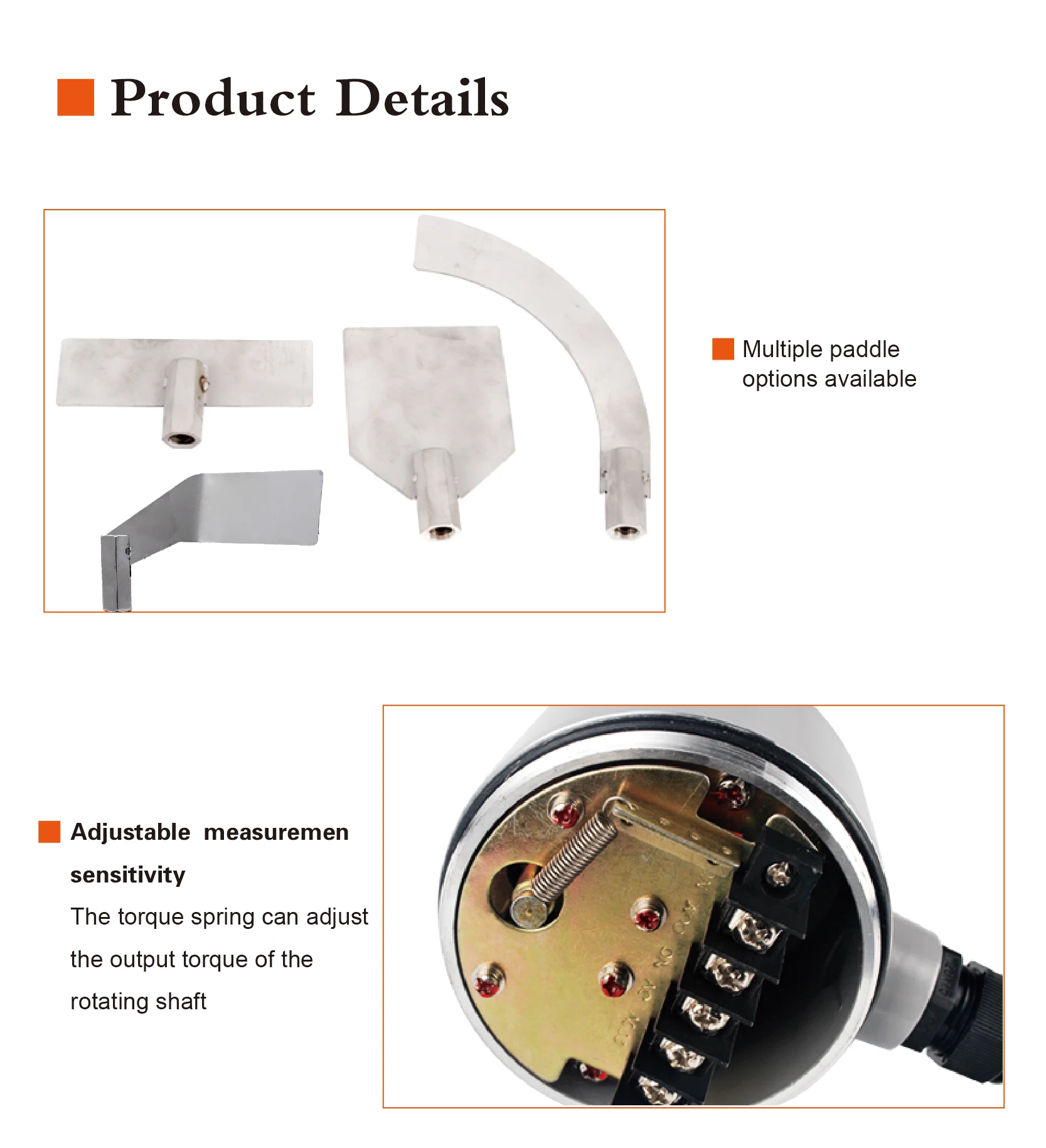 Rotary Paddle Level Switch 24V 110V 220V Powder Hopper Silo Bin Level Sensor Sol