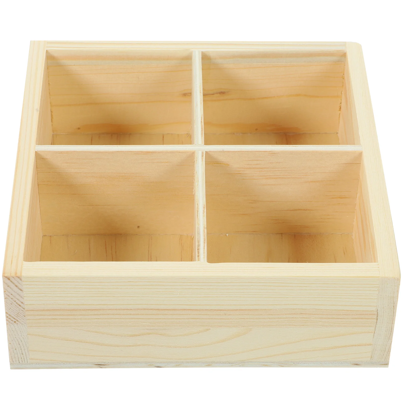 

Wooden Succulent Planter tray Compartment Flowerpot Tray Wooden Trinket Tray Wood Tray