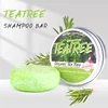 Tea tree essential oil plant shampoo is refreshing, oil controlling, dandruff reducing, and strong for hair. Handmade shampoo wi 1