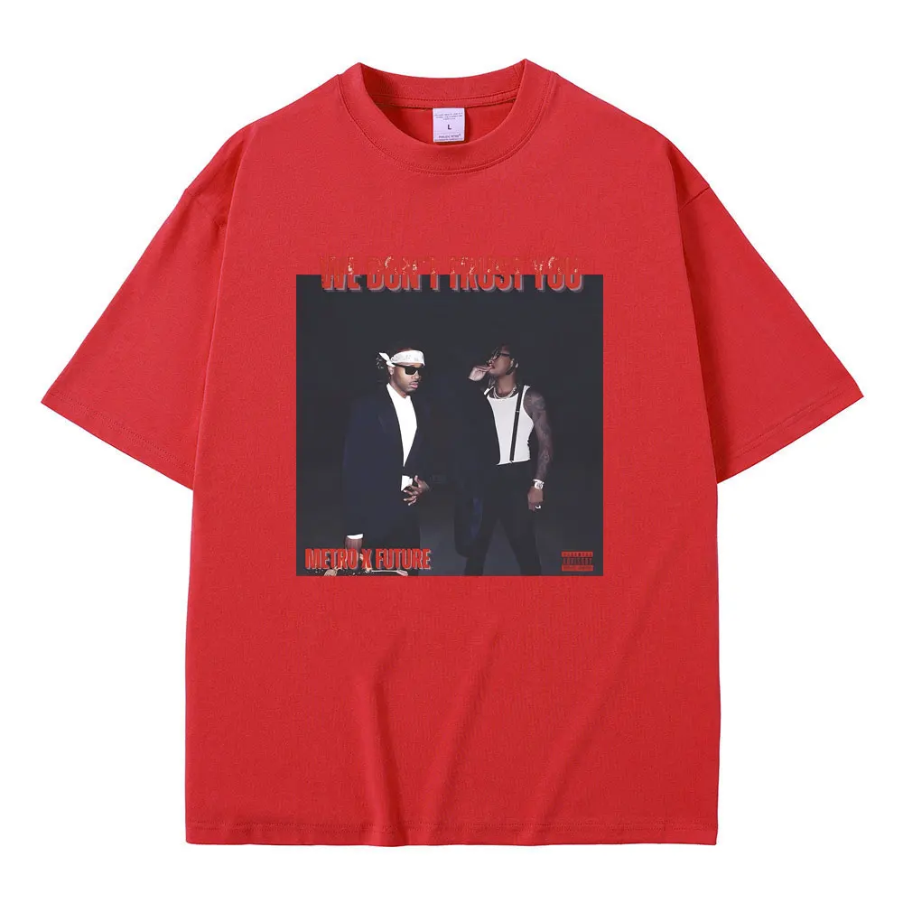 Future Tour Tシャツ Rap tee Metro Boomin Metro Boomin Future We Don't Trust You 2024 Cotton T Shirt