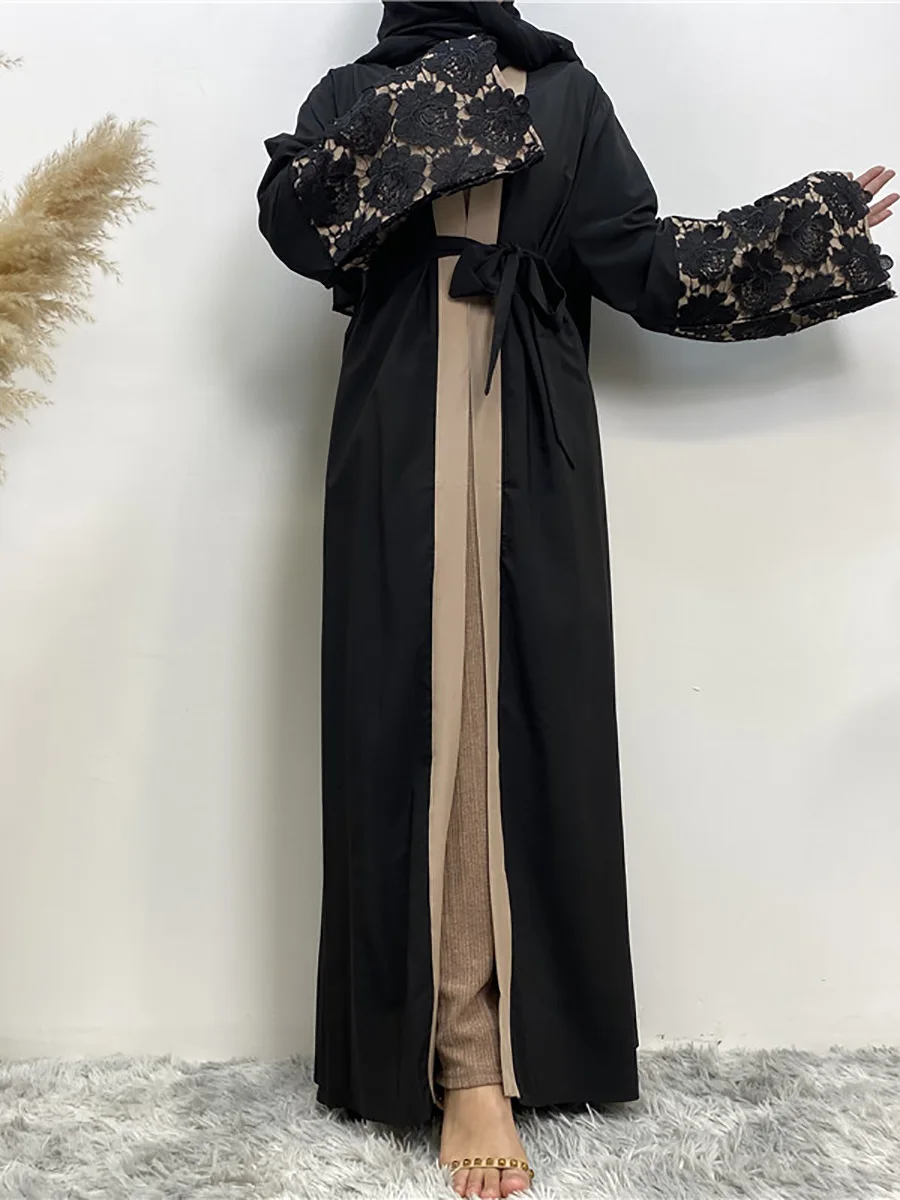 Modest Abaya Ramadan Dubai Robe Femme Musulmane Turkey