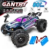 1:16 80km/h Brushless RC Drift Car With LED Lights 4WD Electric High Speed Racing Remote Control Monster Truck for Kids Adults 1