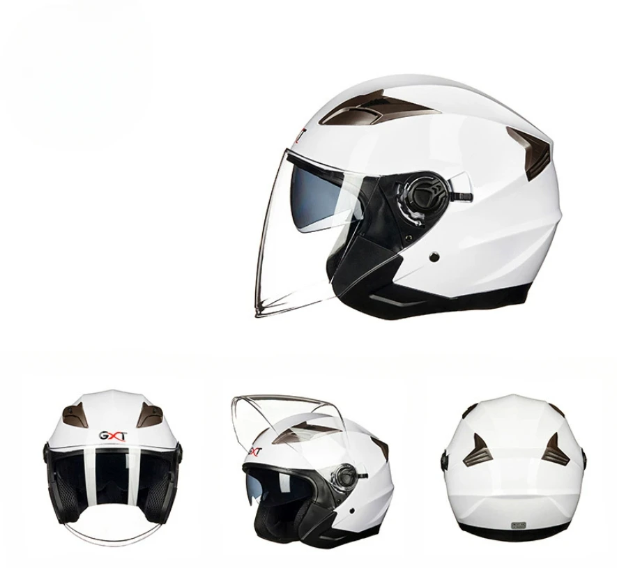 

Motorcycle Helmet Double Lens Men and Women Personalized Compact Helmet Four Seasons Applicable Head Protection Accessories