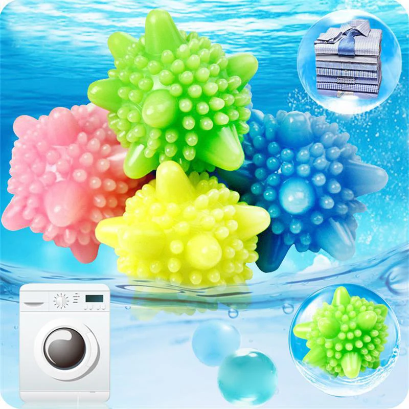 

Reusable Magic Laundry Ball For Household Cleaning Washing Ball Machine Clothes Softener Starfish Shape Solid Cleaning Balls