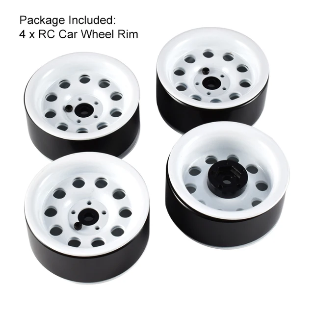 Good austar-ラジコンカー用ビーズ付きメタルホイール,2.2インチ