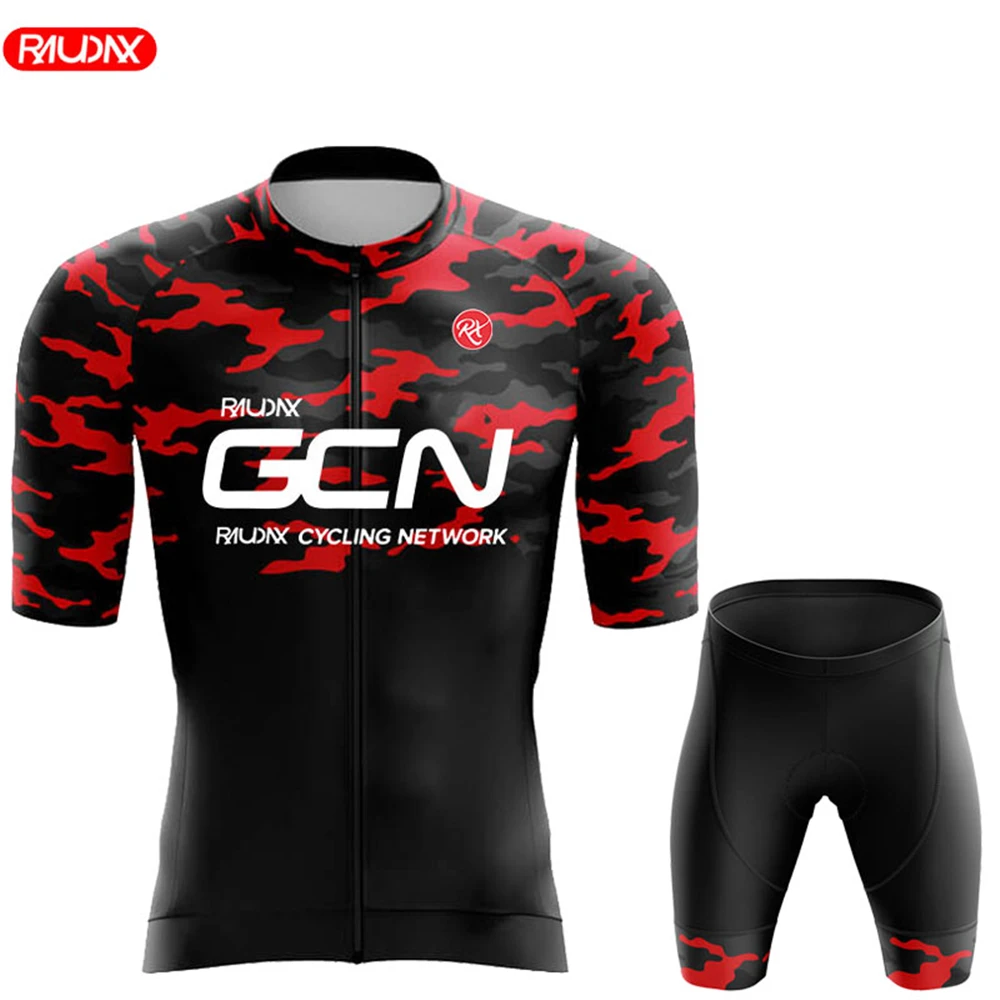 CyclingJerseySet2024RaudaxGcnSummerShortSleeveCyclingWear