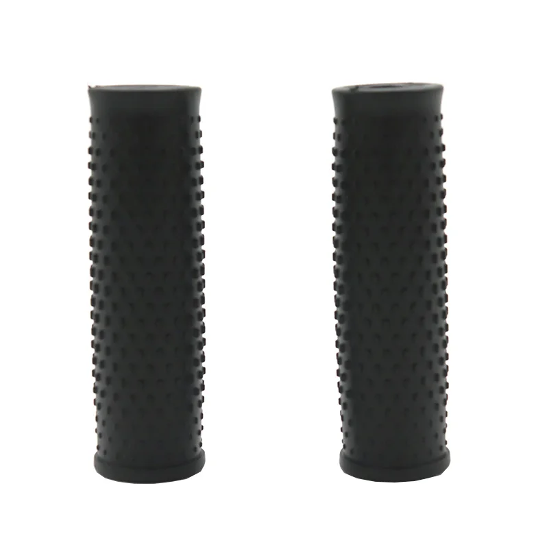 Black Non-Slip Rubber Handlebar Grips