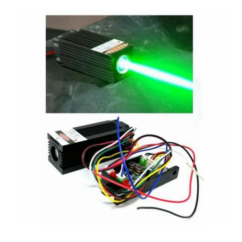 

Industrial 12V Fat Beam 532nm 100mw Green Laser Diode Module W/TTL& Fan Cooling