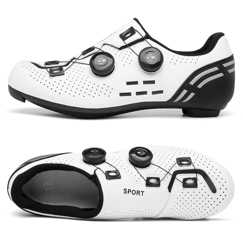Cycling Shoes Mtb Men Carbon Road Bike Shoes Speed Bicycle Flat Sneaker Women Self-Locking SPD Cleats Mountain Racing Footwear Cycling Shoes