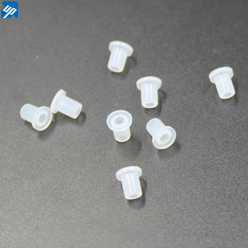 1000pcs pipe sleeve DIY CISS tube bend sleeve Hollow plug , transparent rubber for CISS cartridges ciss small rubber