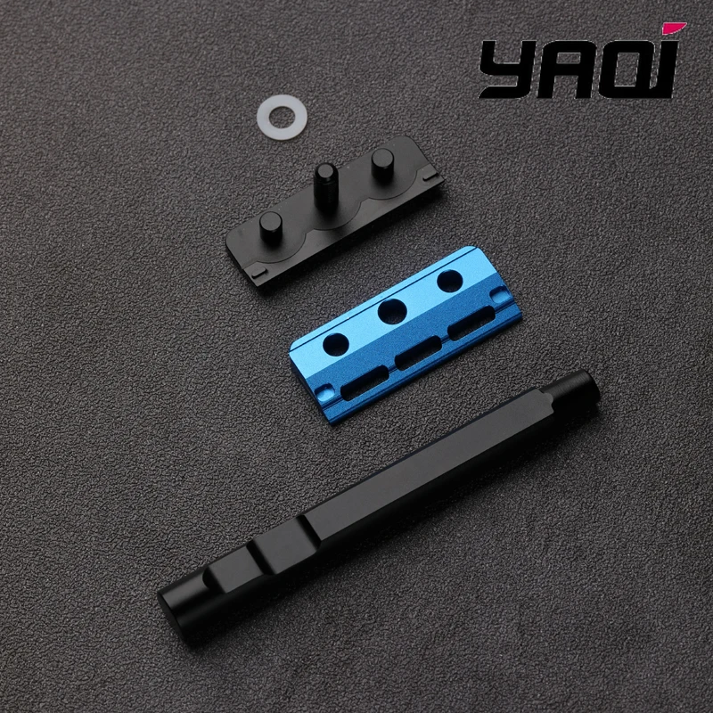 YAQI Black and Blue Color Tachi(Aluminum Version) Light Weight Single Edge Safety Razor 10mm Diameter Handle Portable Razor