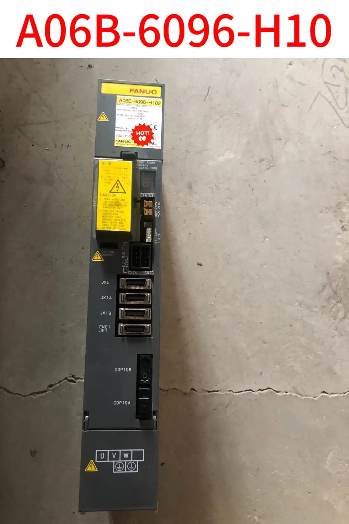

Second-hand A06B-6096-H10 test ok